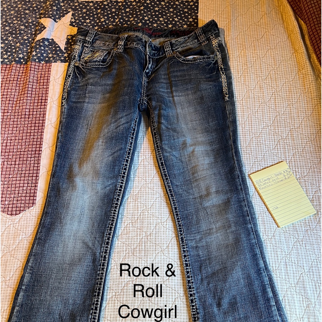 Rock And Roll Cowgirl Lowrise Denim Jeans